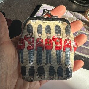 Cath Kidston Red and Cream Coin Purse